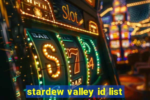 stardew valley id list